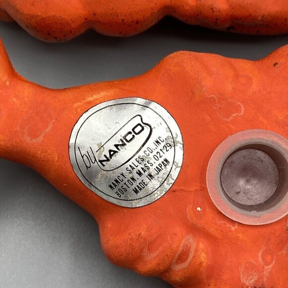 Crawdad Crayfish Salt and Pepper Shakers Anthropomorphic Vintage Kitchen MCM - Picture 2 of 7